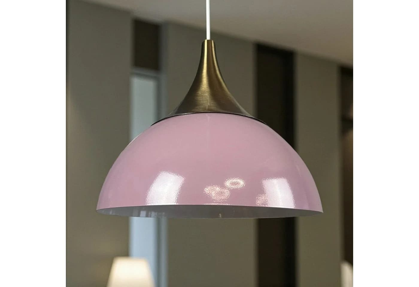 Bamyum Pendelleuchte Yimpi Metall Rosa E27 Modern - Bild 2