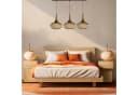 Bamyum Pendelleuchte Elegant Dreifacher Kronleuchter Glas Retro Hängelampe Bild 1