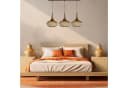 Bamyum Pendelleuchte Elegant Dreifacher Kronleuchter Glas Retro Hängelampe Bild 3