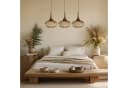 Bamyum Pendelleuchte Elegant Dreifacher Kronleuchter Glas Retro Hängelampe Bild 4
