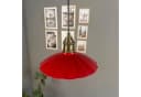 Bamyum Pendelleuchte Risso Metall Rot Ø25cm Modern Retro Hängelampe Bild 5