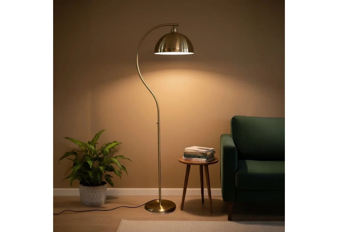 Bamyum Stehlampe Modern Metall Antikes Kupfer E27 - Bild 2