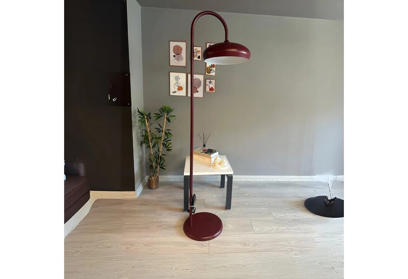 Bamyum Stehlampe Modern Dekorative Metall Stehlampe Rot - Bild 3
