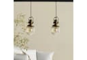 Bamyum Retro Pendelleuchte Glas Metall E27 Kronleuchter Bild 2