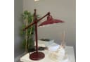Bamyum Tischleuchte Risso Modern Metall E27 Burgunderrot Bild 2