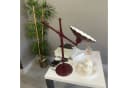 Bamyum Tischleuchte Risso Modern Metall E27 Burgunderrot Bild 3