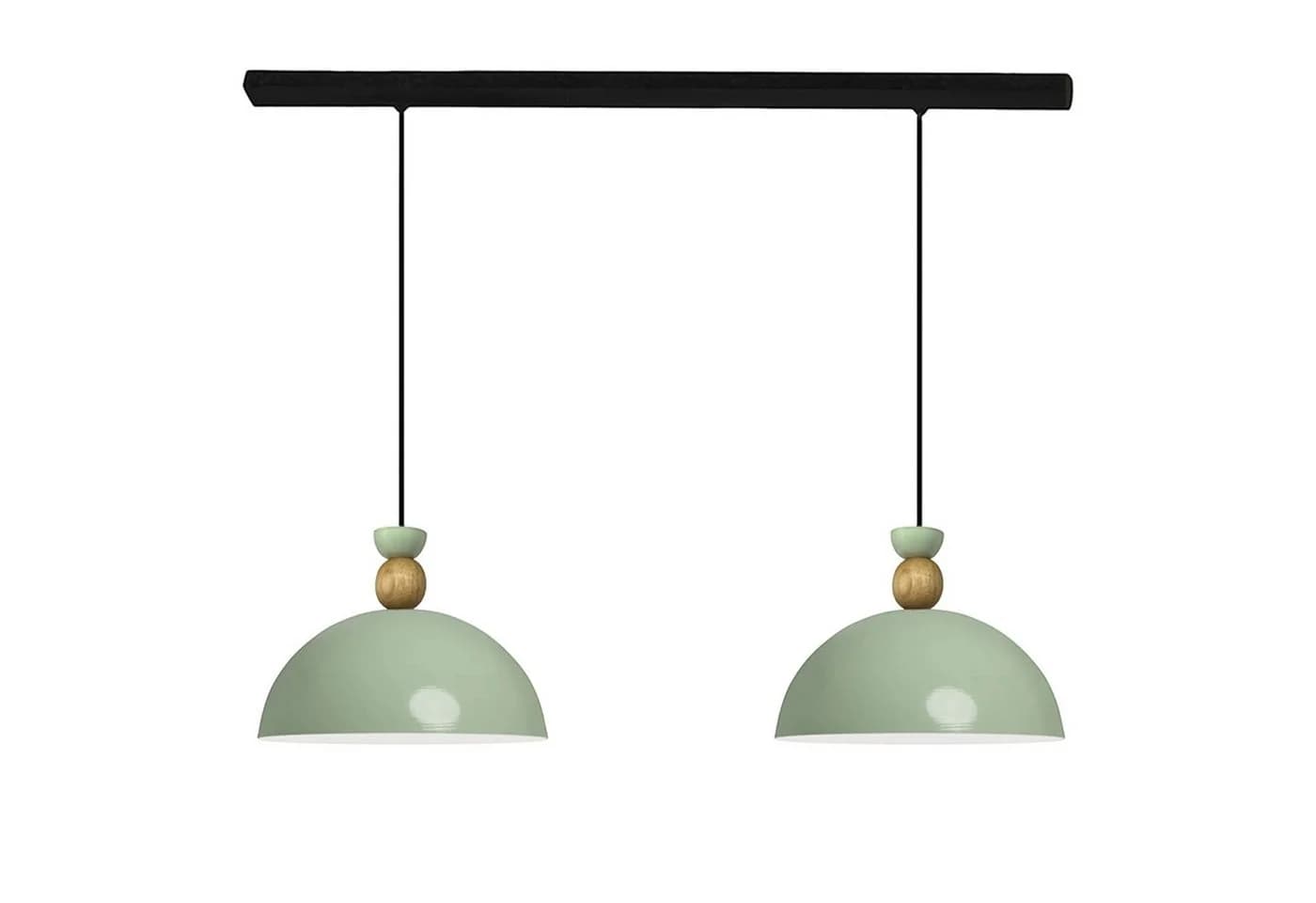 Bamyum Yimpi Pendelleuchte Doppelleuchter Metall Modern Minzgrün - Bild 2