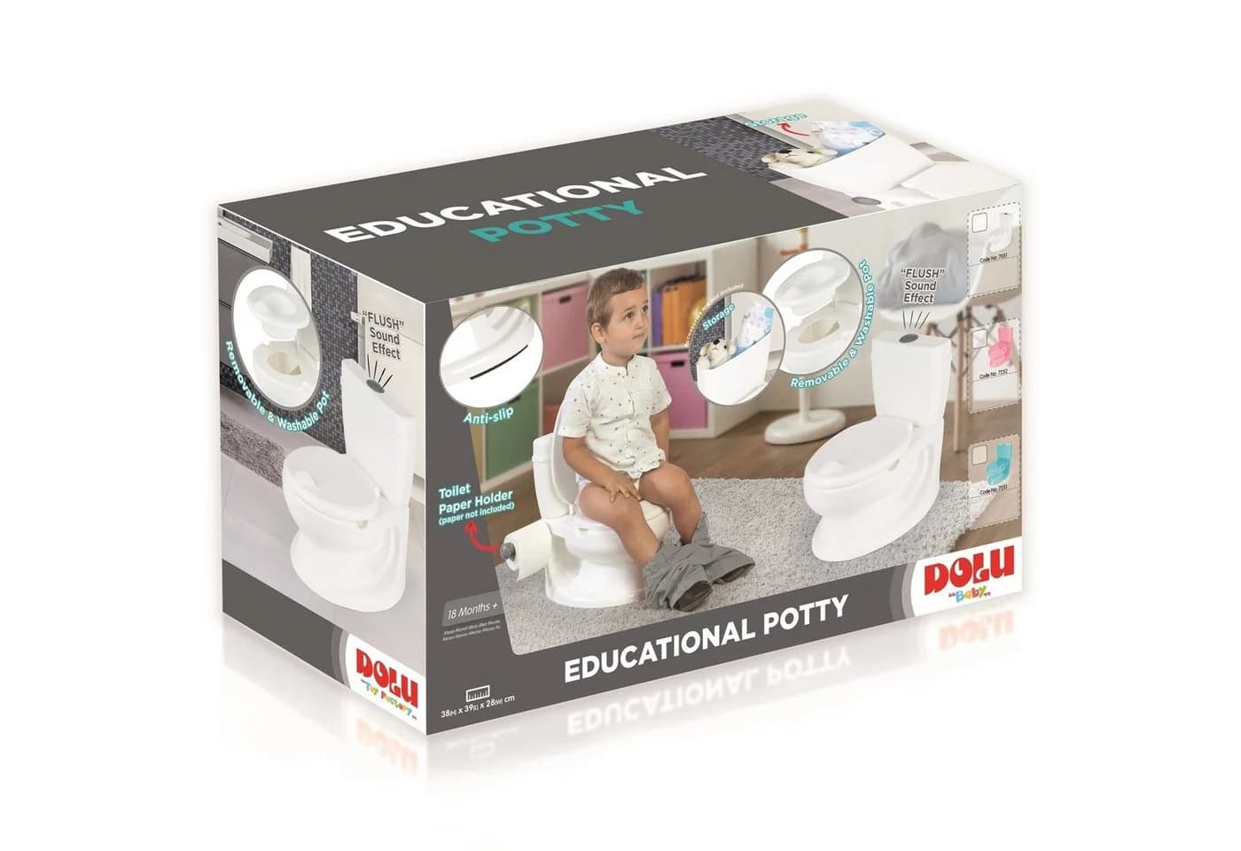 DOLU Toilettentrainer 7051 WC Potty mit Licht- und Soundeffekten - Bild 5