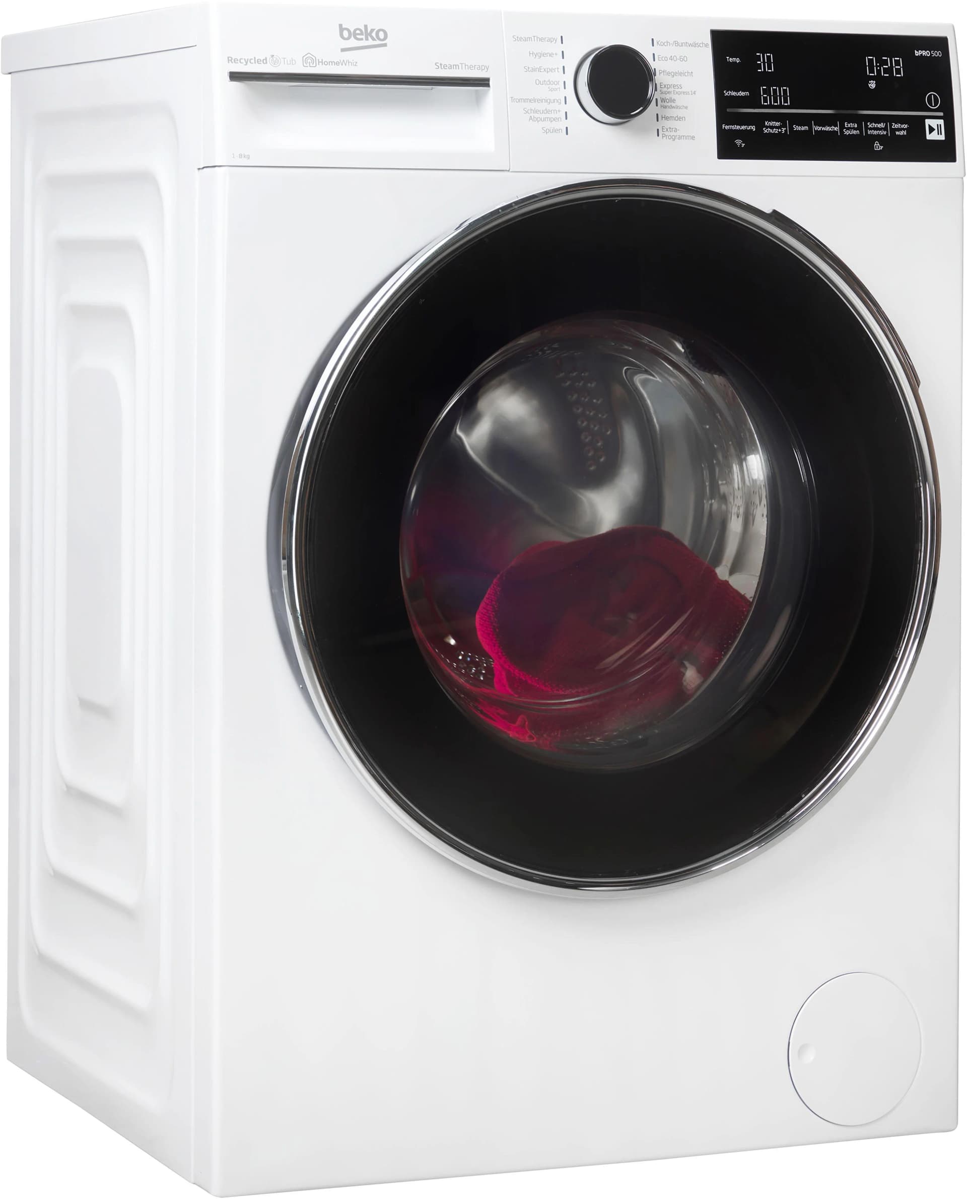 BEKO Waschmaschine B5WFT78410W weiß mit Dampffunktion