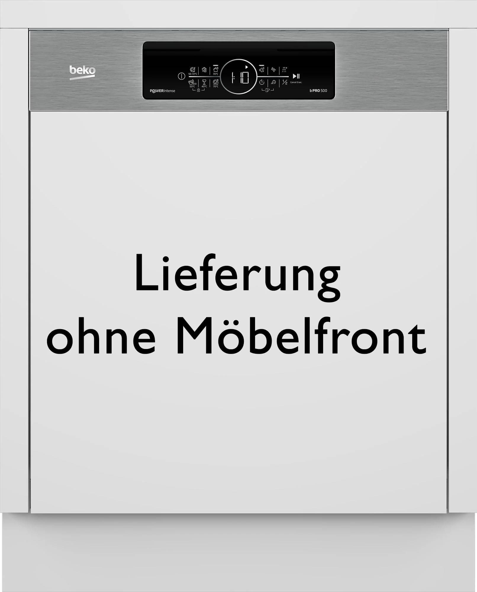 BEKO Geschirrspüler BDSN36550XP PowerIntense SensorAdapt