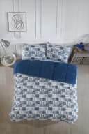 Formeya Einziehdecke Blau Wendbar mit Kissenbezug Bild 3