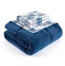 Formeya Einziehdecke Blau Wendbar mit Kissenbezug Bild 4
