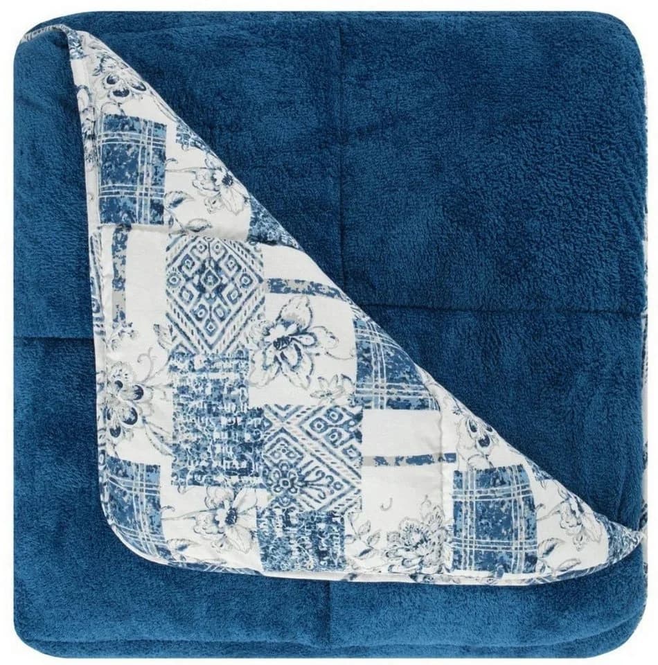 Formeya Einziehdecke Blau Wendbar mit Kissenbezug - Bild 5