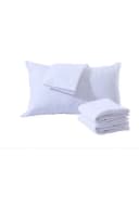 Formeya Gesteppter Kissenschoner 2er-Pack 100% Baumwolle Weiß Bild 5