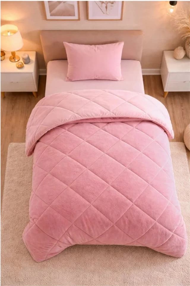 Formeya Wellsoft Wendesteppdecke Rosa 155x220 cm - Bild 2