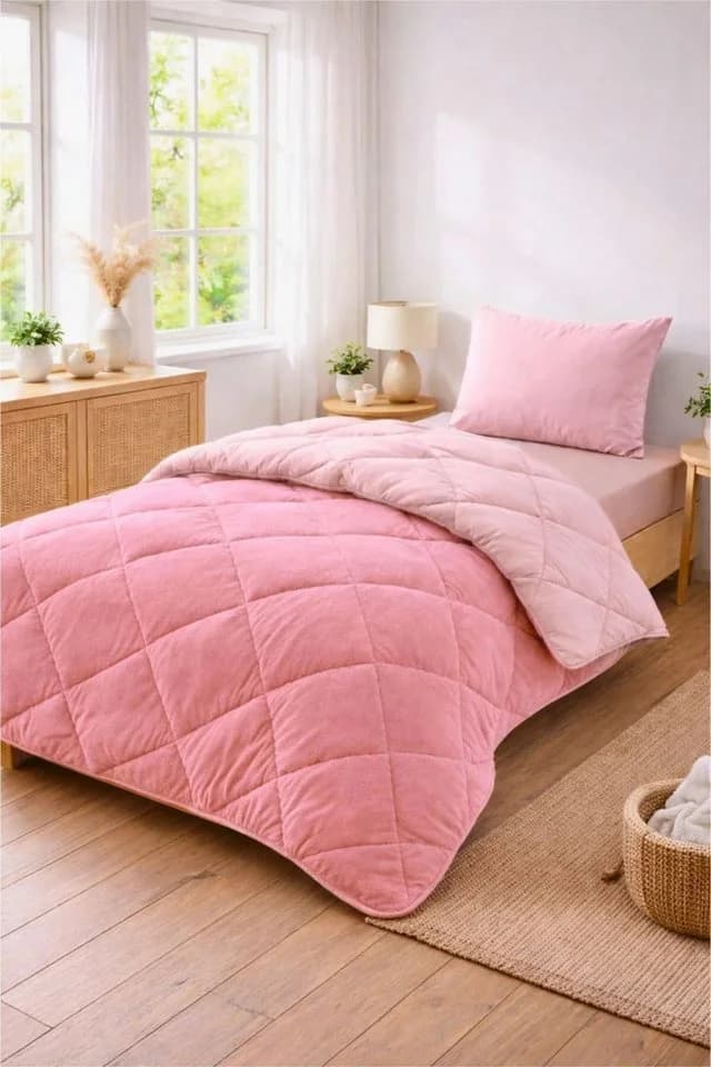 Formeya Wellsoft Wendesteppdecke Rosa 155x220 cm - Bild 3