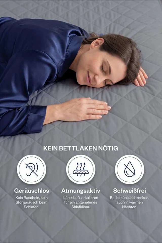 Formeya Wasserdichter Gesteppter Matratzenschoner aus 100 % Baumwolle - Bild 4
