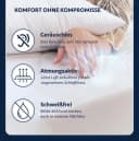 Formeya Wasserdichter Gesteppter Matratzenschoner aus 100 % Baumwolle Bild 5