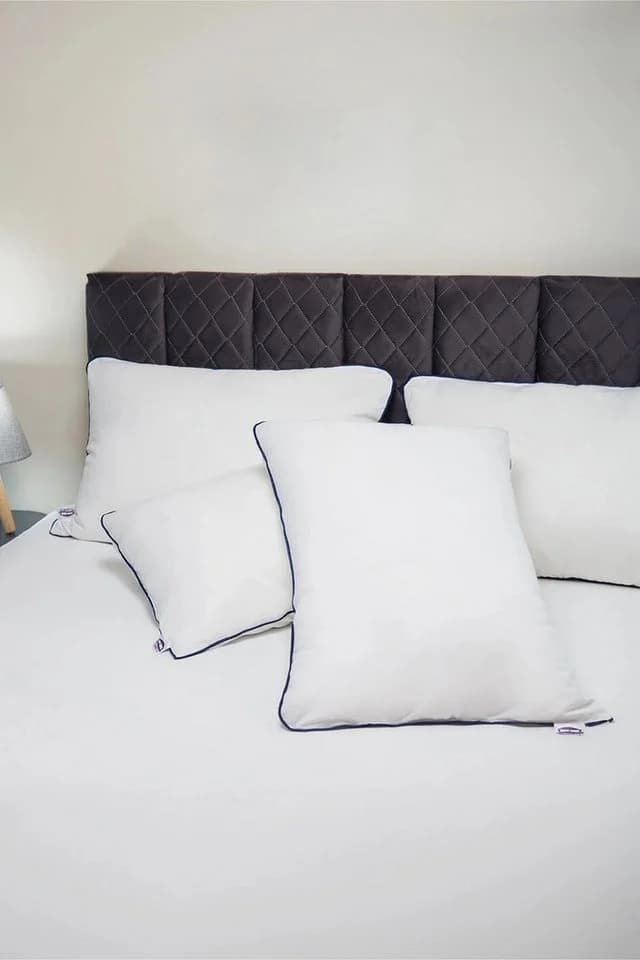 Formeya Nano-Gel Kopfkissen 50x70 cm 2er Set 100% Baumwolle Weiß - Bild 4