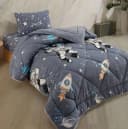Formeya Kinderbettwäsche Set Astronaut grau mit Wendedecke Bild 3