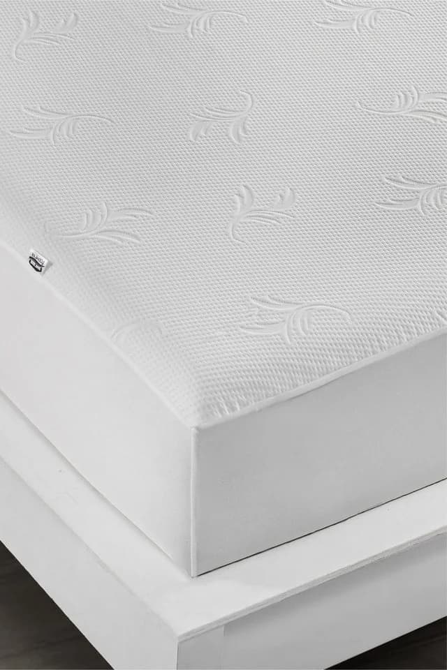 Formeya Wasserdichter Matratzenschoner Mikrofaser 3D-Blumensteppung Weiß - Bild 5