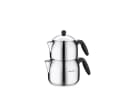 Korkmaz Teekannen-Set Orbit Midi 2,2L Edelstahl Schwarz Bild 2