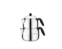 Korkmaz Caydanlik-Teekanne Orbit Maxi A038 2,2 l Edelstahl silber Bild 2
