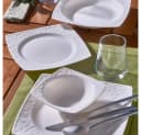 GÜRAL Porselen Tafelservice VIVENTE 24-tlg. Creme Bone Porzellan Bild 1