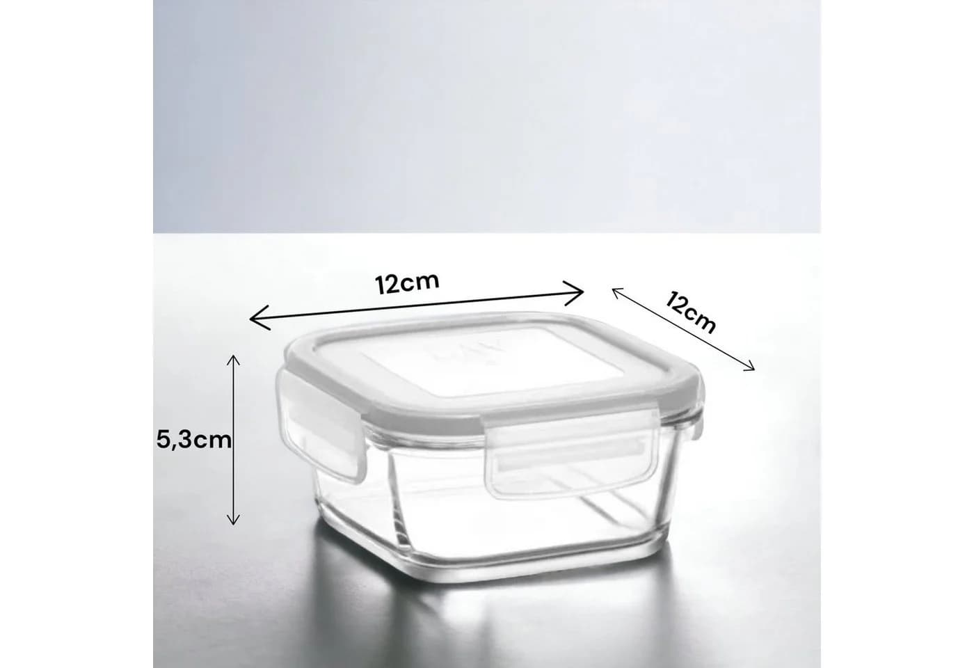 LAV Fresco Glasbehälter mit Deckel 375 ml Transparent - Bild 3