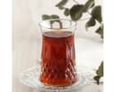 LAV Teeglas Odin Set 12-tlg. mit Untertellern 170 ml Glas Bild 1