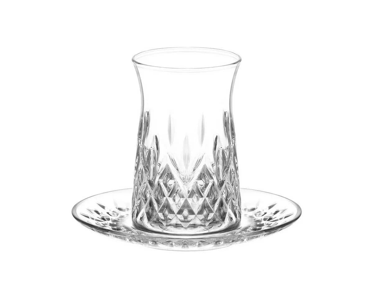 LAV Teeglas Odin Set 12-tlg. mit Untertellern 170 ml Glas - Bild 2