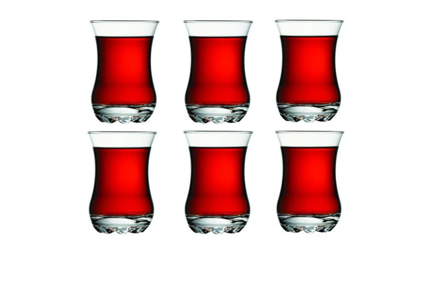 Pasabahce Teeglas Set 6-tlg. Transparent Orientalisch