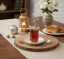 Pasabahce Teeglas Cihangir 95 ml 6-tlg. Streifen-Design Transparent Bild 1