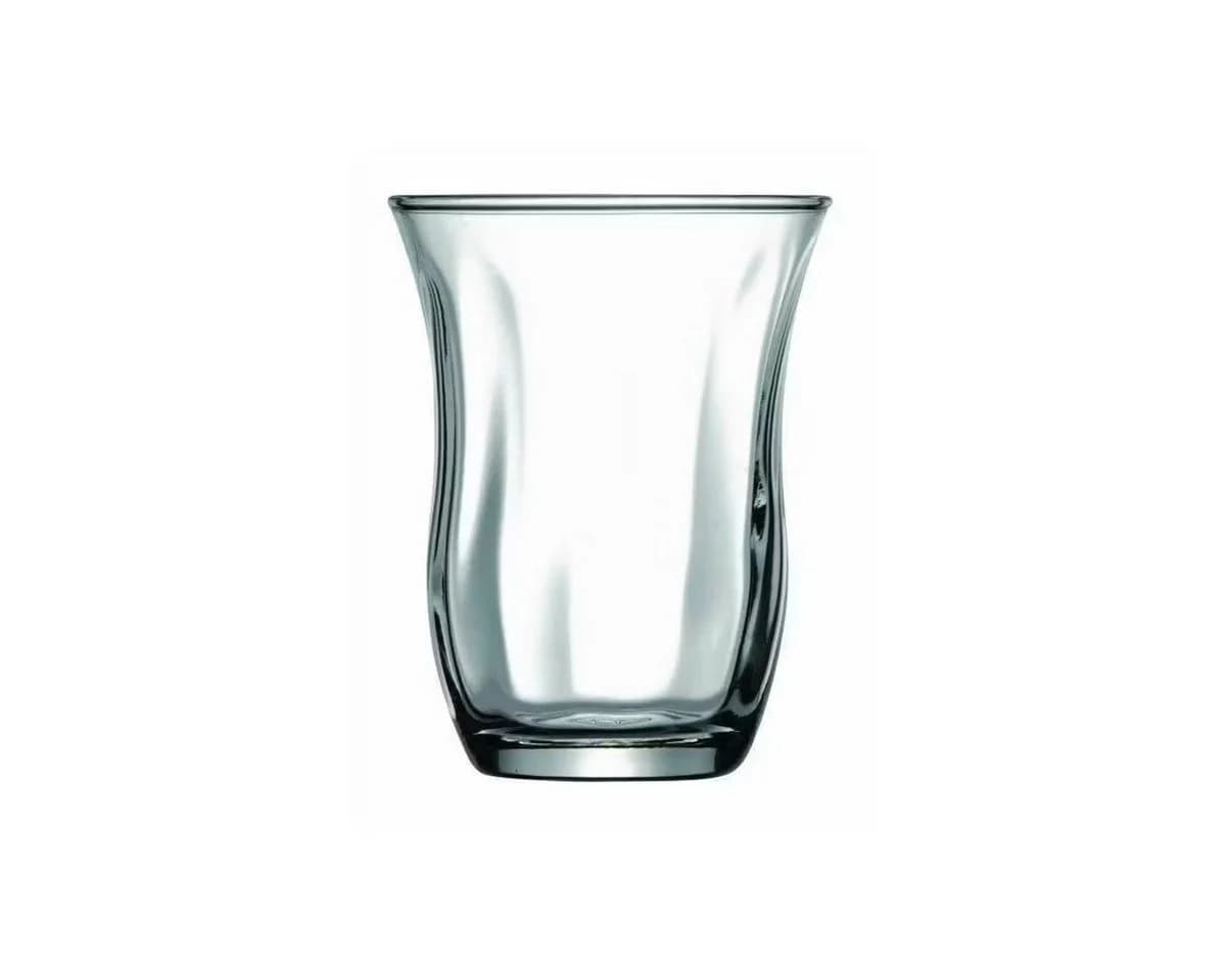 Pasabahce Teeglas Cihangir 95 ml 6-tlg. Streifen-Design Transparent - Bild 2