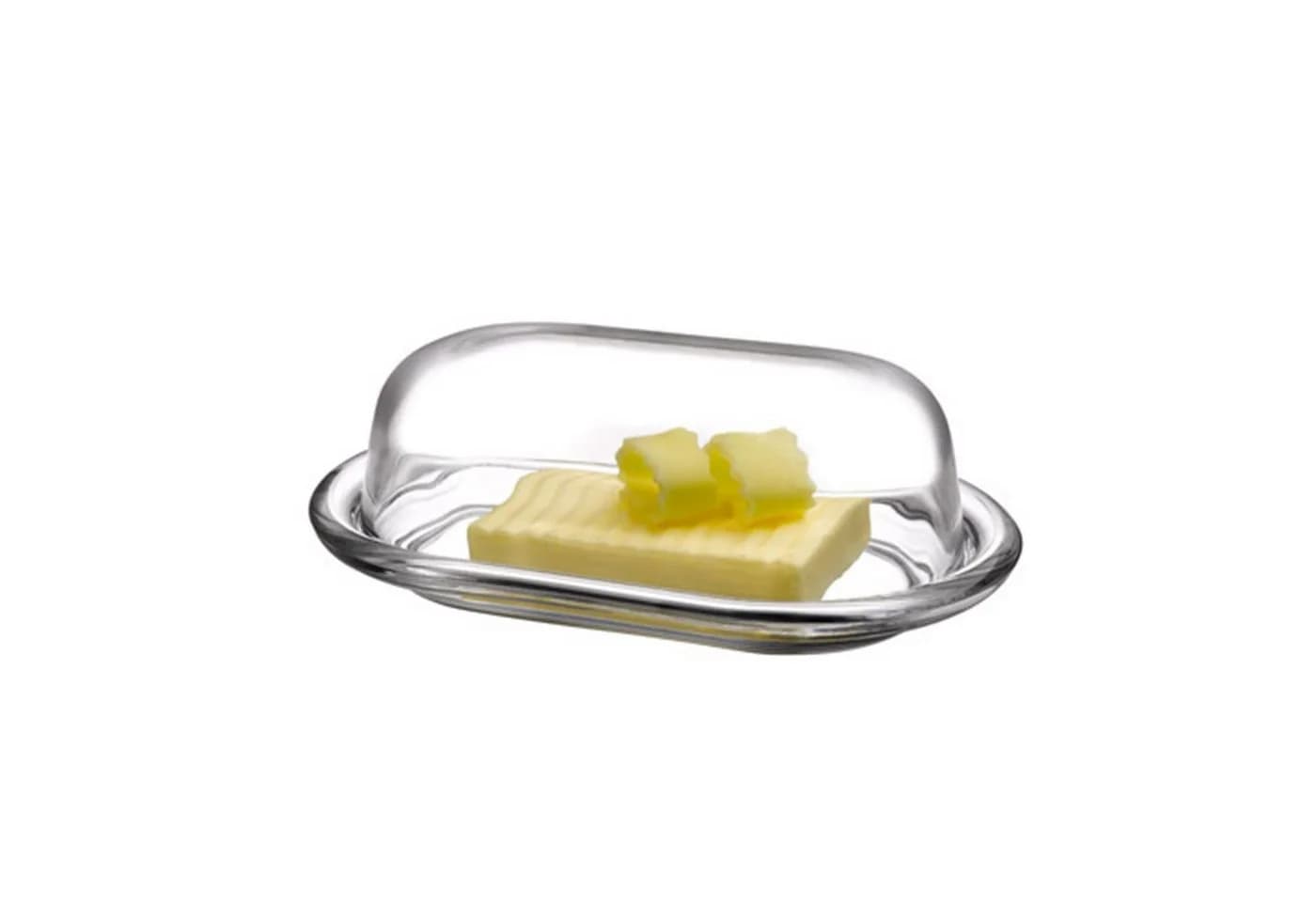 Pasabahce Butterdose Basic 2-tlg. Glas Transparent