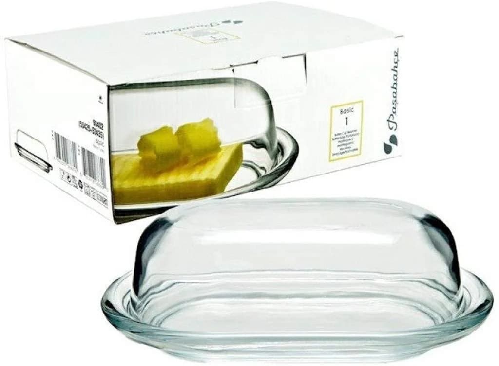 Pasabahce Butterdose Basic 2-tlg. Glas Transparent - Bild 2