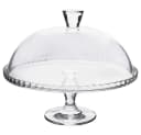 Pasabahce Patisserie Servierplatte auf Fuß mit Haube Glas Bild 1