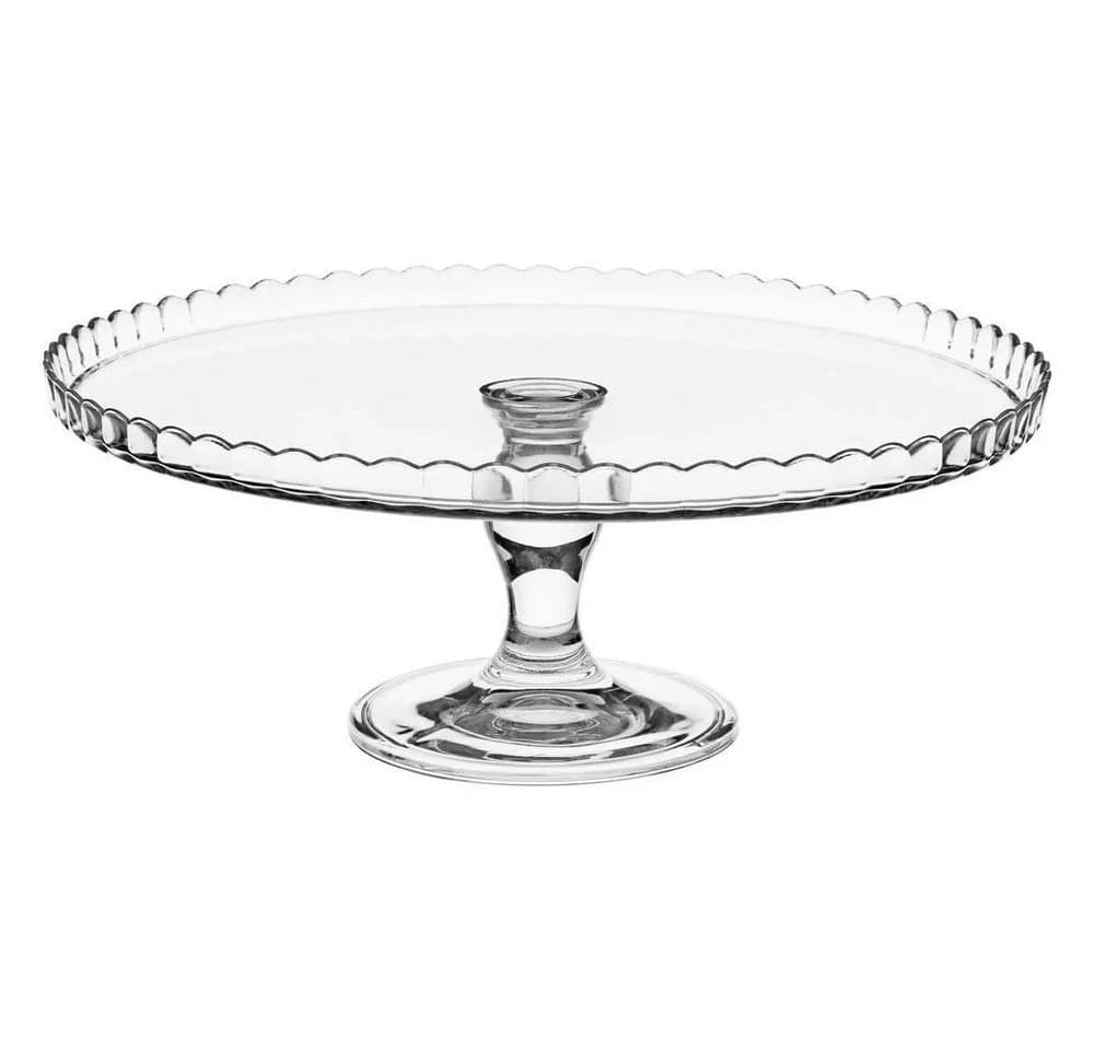 Pasabahce Patisserie Servierplatte auf Fuß mit Haube Glas - Bild 3