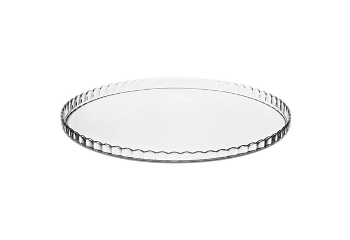 Pasabahce Patisserie Servierplatte mit Haube Glas Transparent