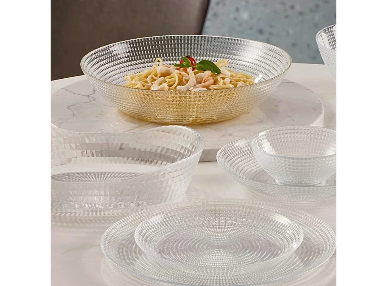 Pasabahce Servierteller Generation Oval Glas Transparent - Bild 3