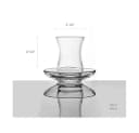 Pasabahce Üsküdar Teeglas-Set 12-tlg. Transparent Gehärtetes Glas Bild 3