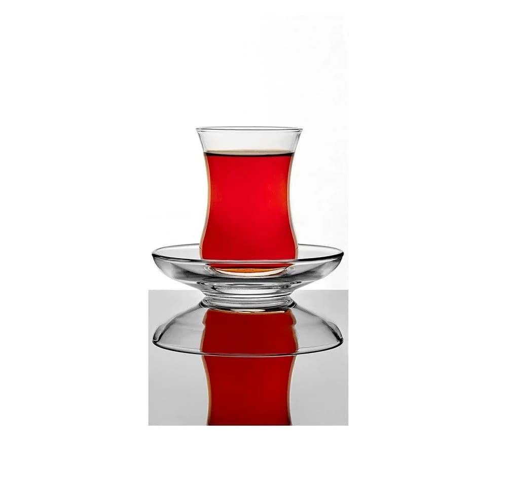 Pasabahce Üsküdar Teeglas-Set 12-tlg. Transparent Gehärtetes Glas - Bild 4