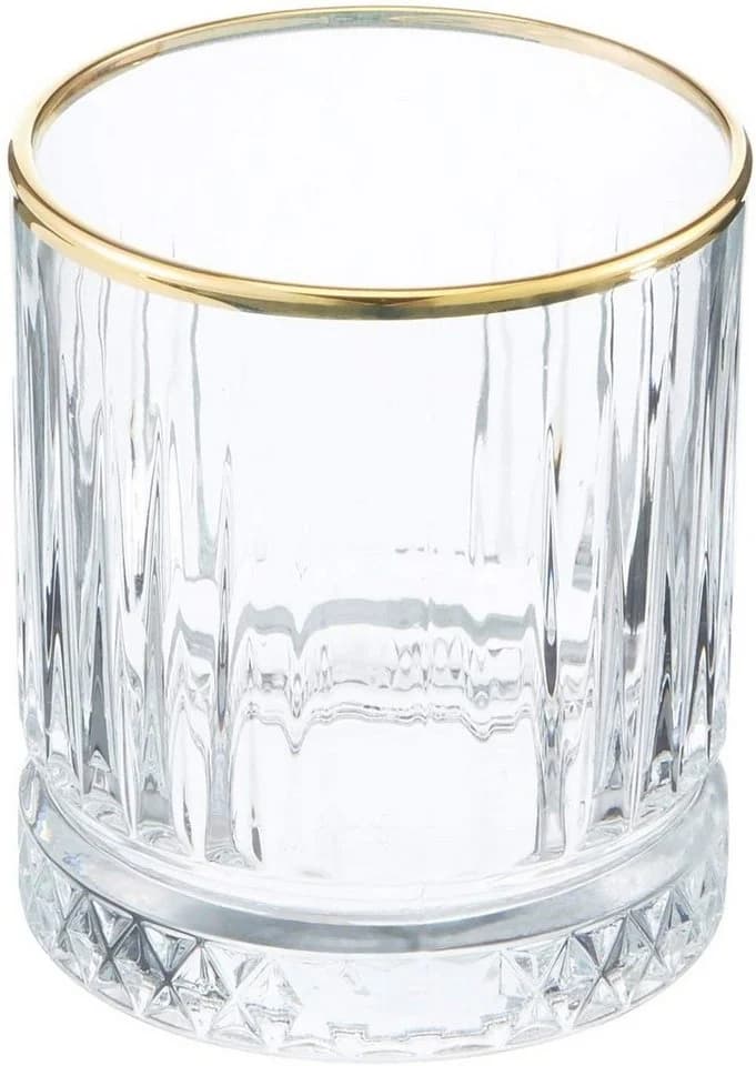Pasabahce ELYSIA 4er Set Wassergläser Glas Goldrand 355 ml - Bild 2