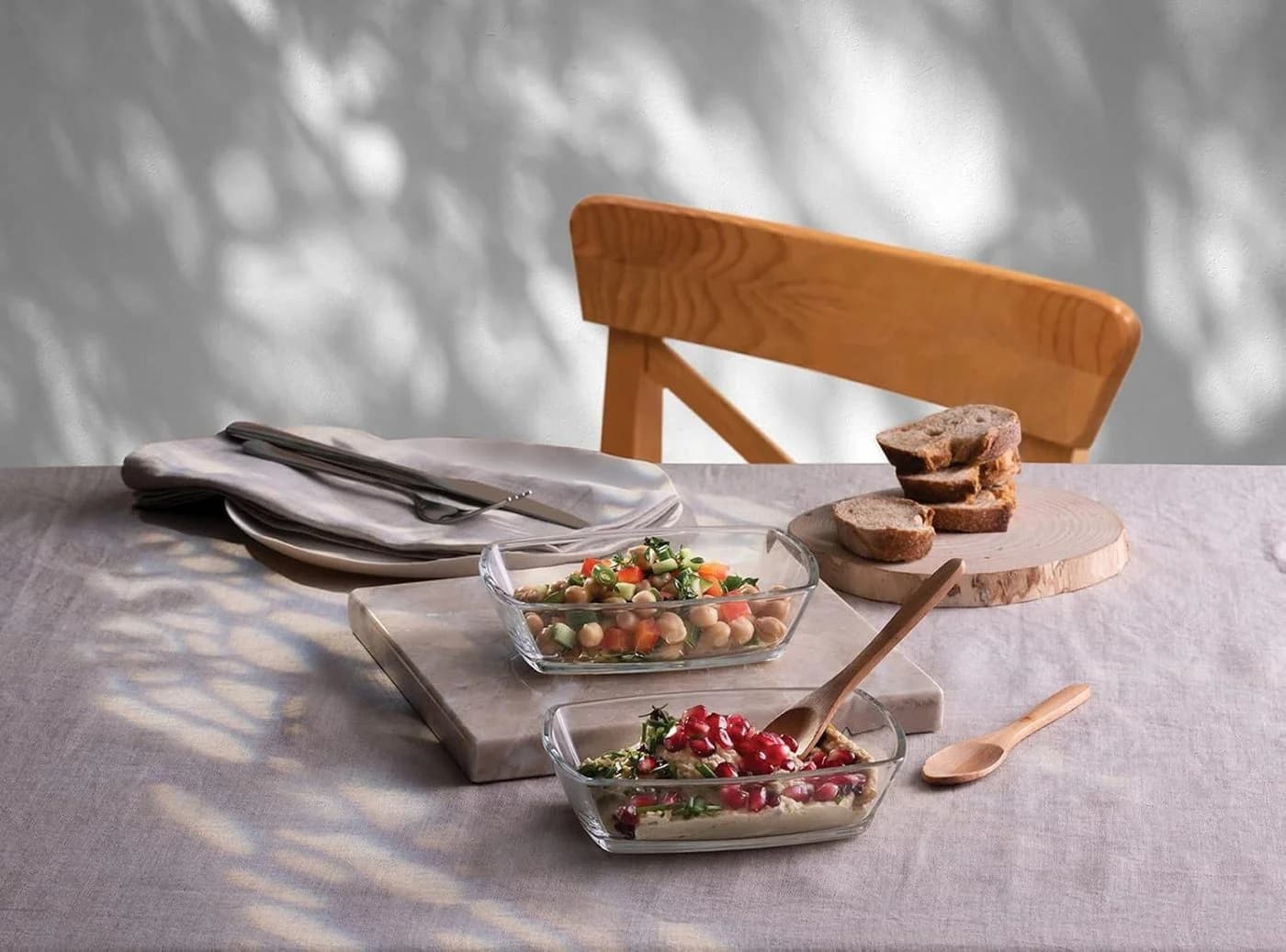 Pasabahce Schale Tokio 3-teilig transparent Glas