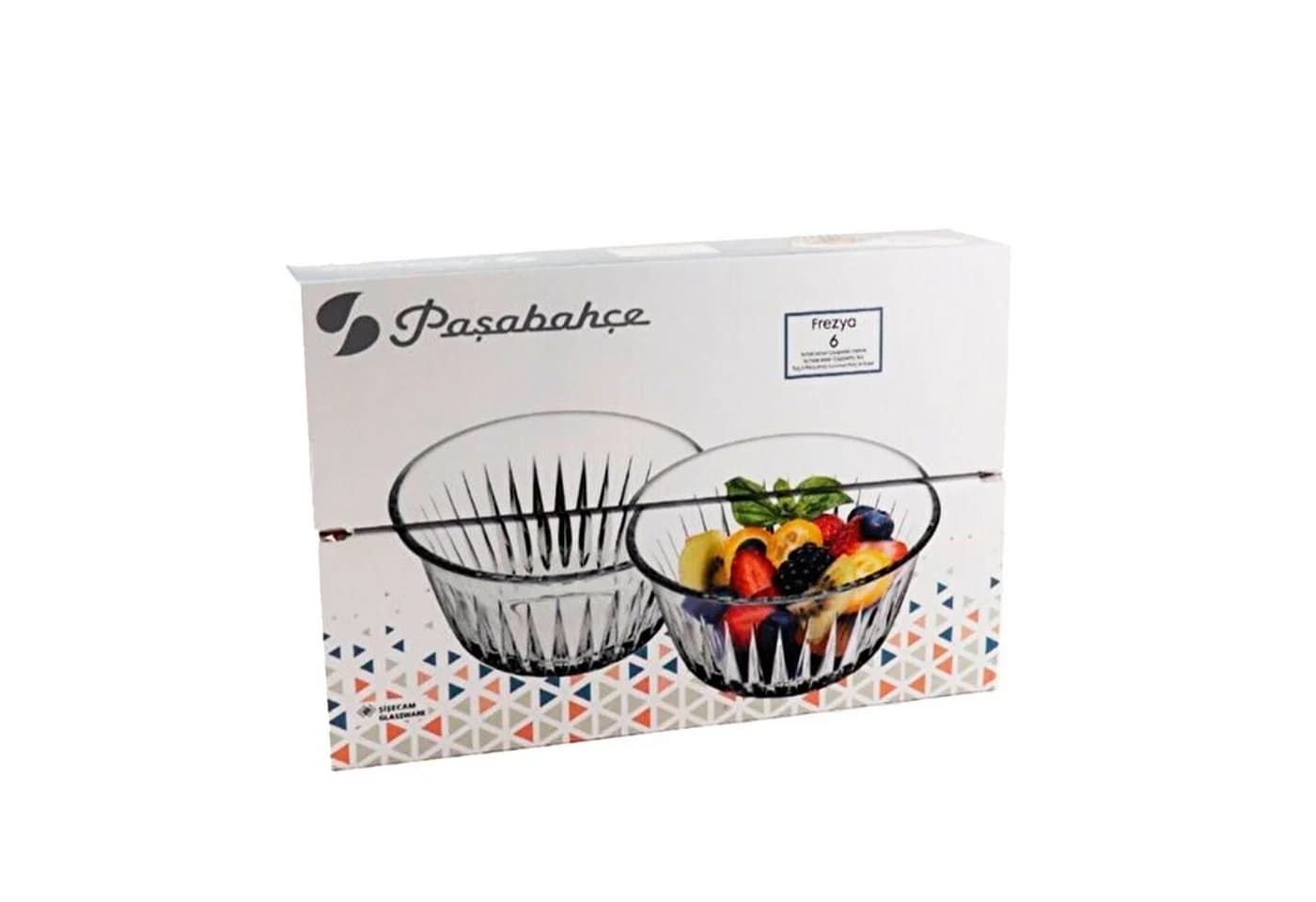 Pasabahce Frezya Glasschüssel 6er Set Transparent - Bild 3