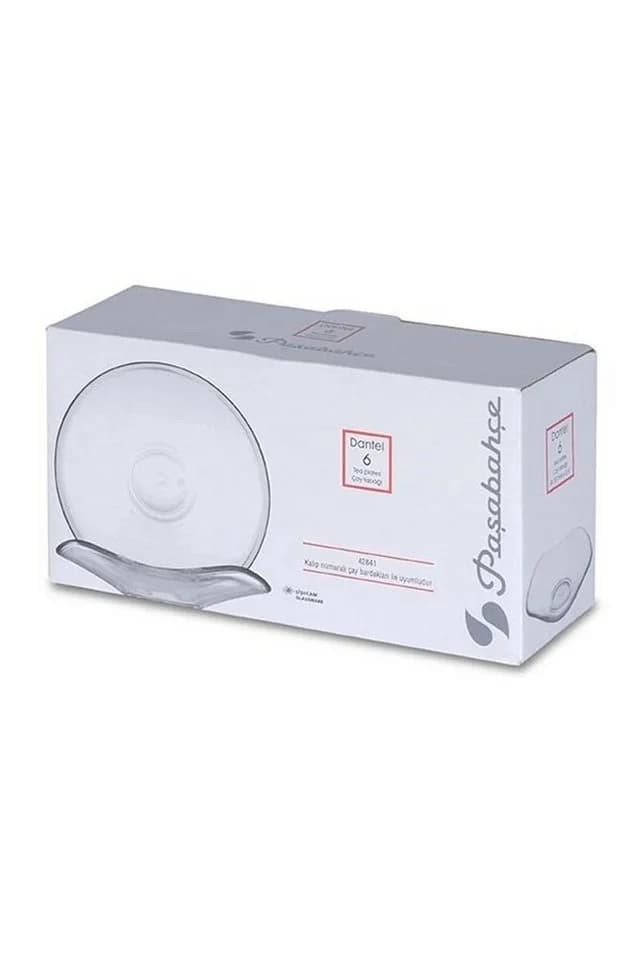 Pasabahce Untertasse Dantel Teeteller 6er Set Transparent - Bild 5