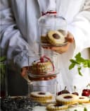 Pasabahce Villa Patisserie Servierschale mit Kuppel 3-teilig Glas Bild 4