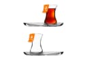Pasabahce Incebelli Teeglas-Set 4-tlg. Glas Transparent Bild 2