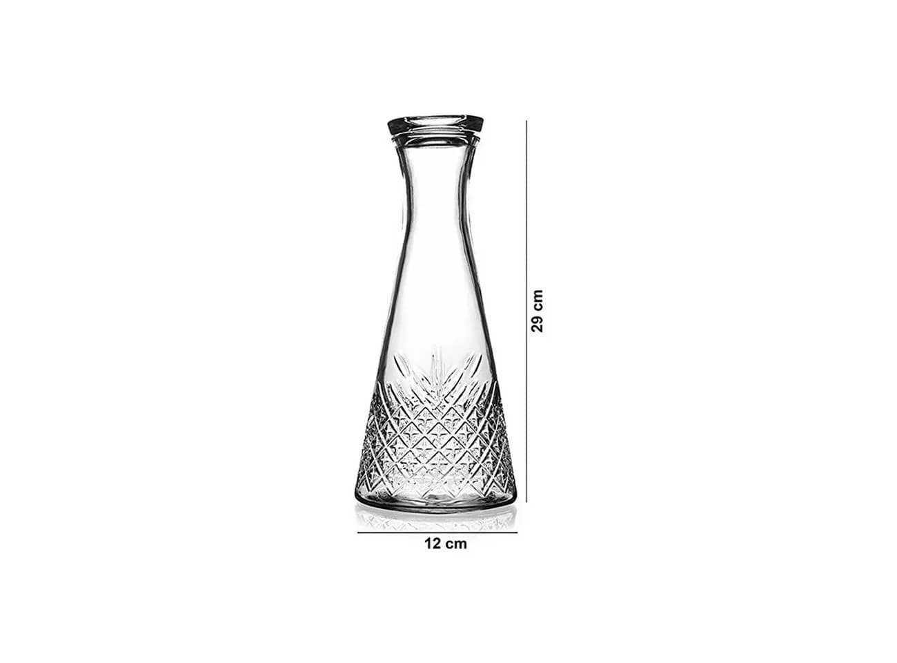 Pasabahce Karaffe Timeless Glas 940 ml mit Deckel