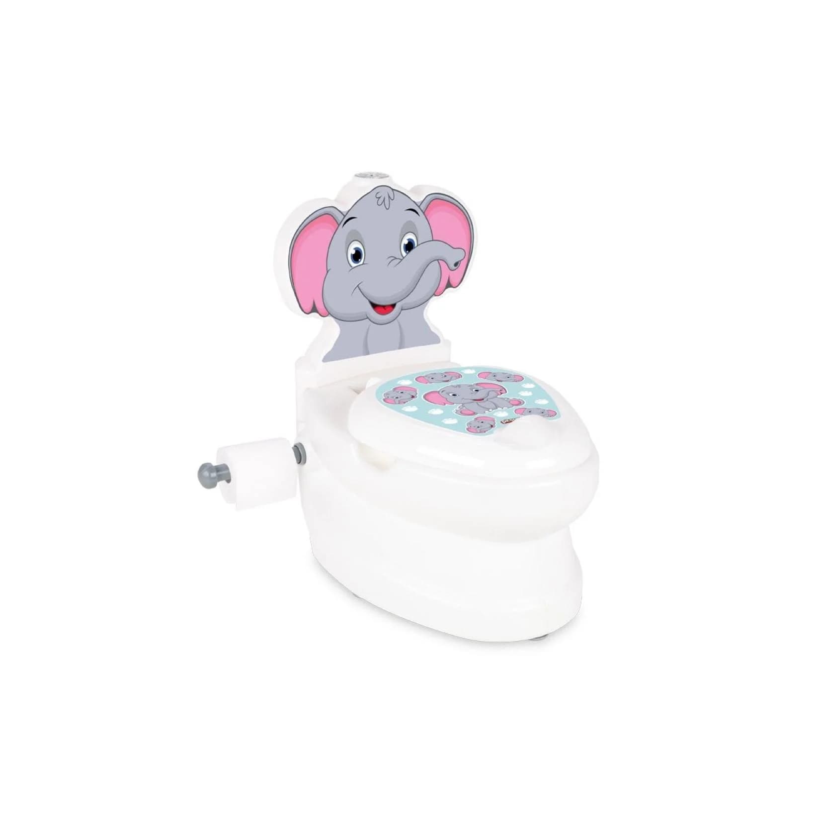 Pilsan Töpfchen Elefant 07566 mit Musik, Licht & Toilettenpapierhalter